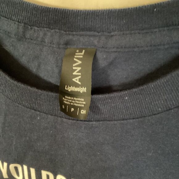 IF YOU DON’T LIKE GUNS THEN YOU PROBABLY WON’T LIKE ME Size Small t-shirt Blue - Picture 3 of 4